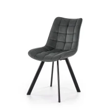 CHAIR K 332, DARK GREY / BLACK